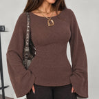 Women's Bell Sleeve Knit Sweater