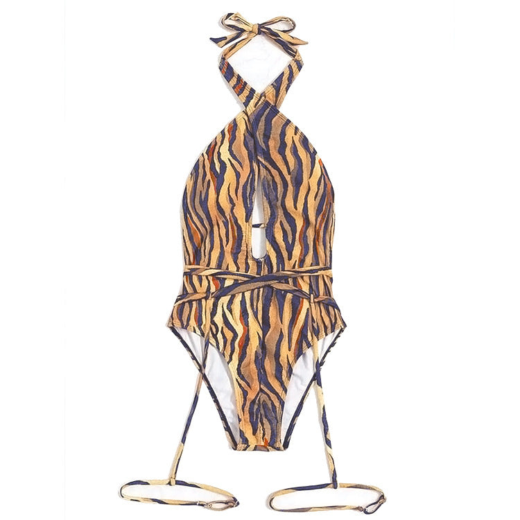 Bandage Leg Bikini Swimwear