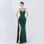 blackish green