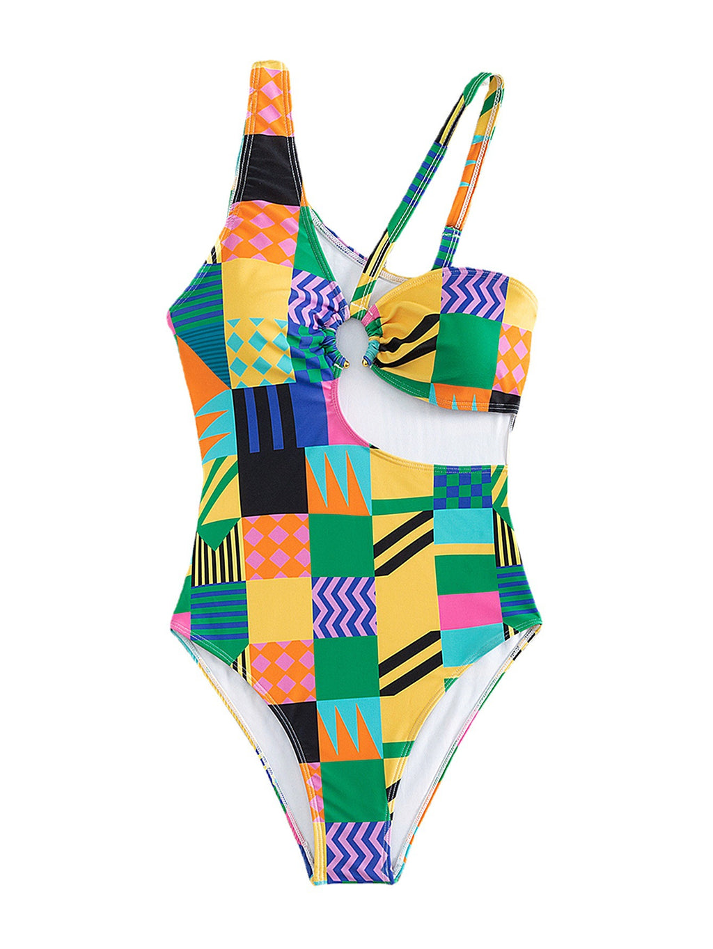 Beach Print One-piece Swimwear