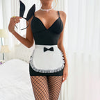Maid Costume Stockings Lingerie