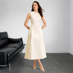 Women's Sleeveless A-Line Maxi Dress