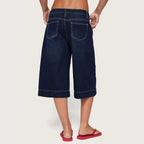 Women's Washed Denim Shorts