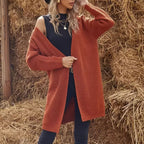 Women's Long Knit Cardigan Coat