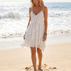 Solid Color One-piece Swimwear