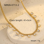 round White Zircon Necklace
