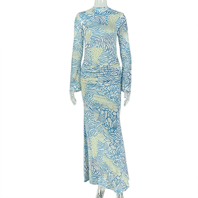Blue variegated