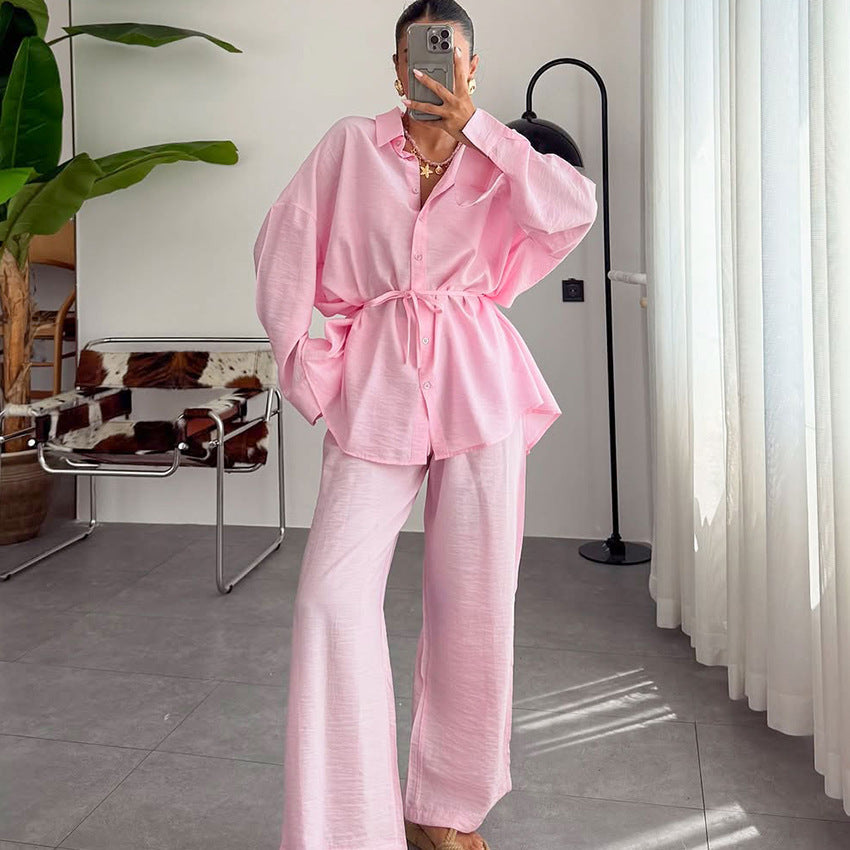 Solid Color Pajamas Lingerie