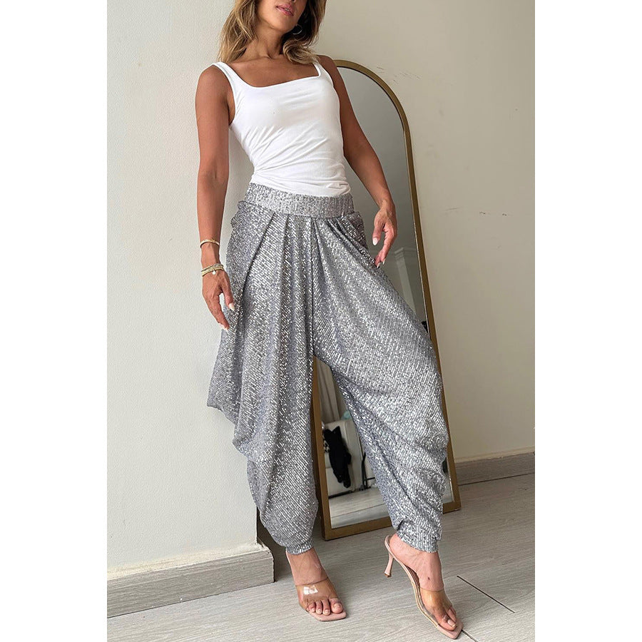 Women's Sequin Trousers
