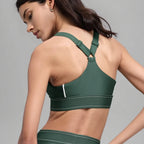 Women's High-Waist Yoga Leggings and Sports Bra Set