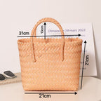 Small Woven Orange