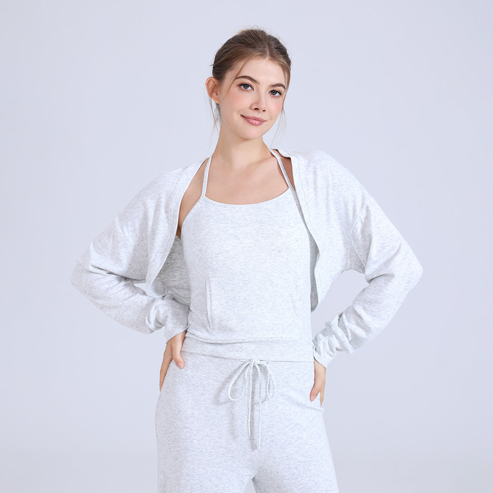 Women's Brushed Long-Sleeve Sports Top