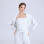 Women's Brushed Long-Sleeve Sports Top
