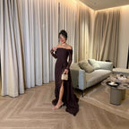 Women's Lace-Sleeve Tube-Top Dress