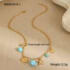 Blue Conch Necklace