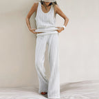 Stripe Vest Pajamas Lingerie