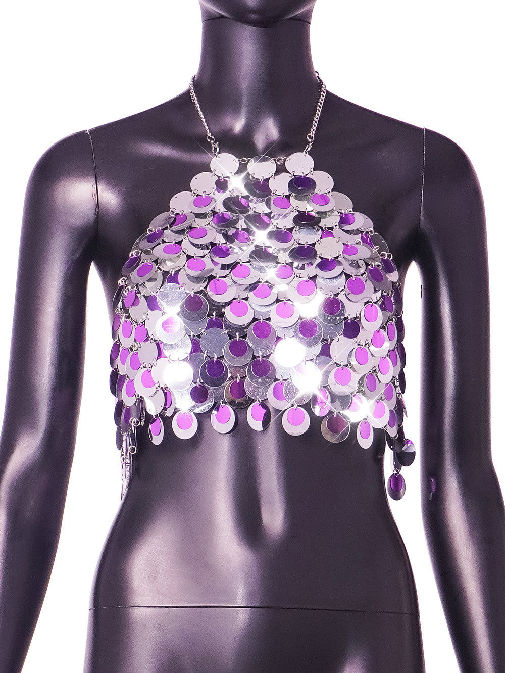Silver and Purple