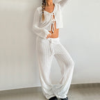 Knitted Lace Pajamas Lingerie