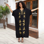Rayon Embroidered Cover Up Swimwear