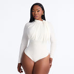 Women's Lace-Up Long-Sleeve Bodysuit
