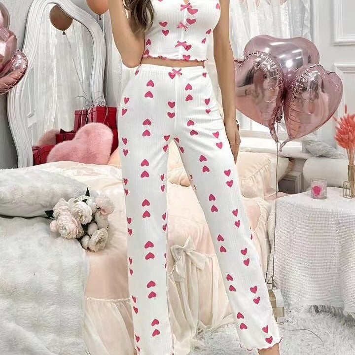 Printed Color Pajamas Lingerie