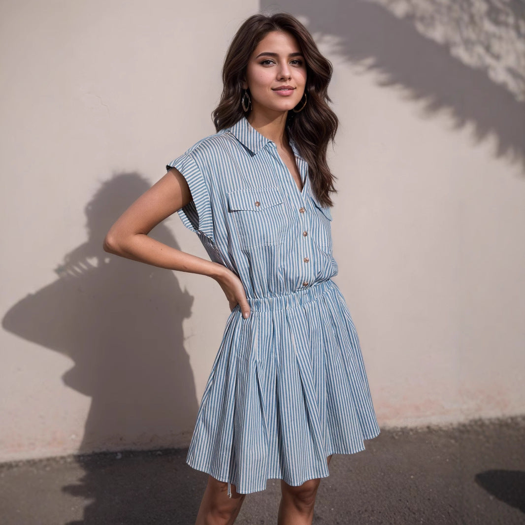 Women's Mini Striped Dress