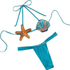 Split Shell Bikini Swimwear