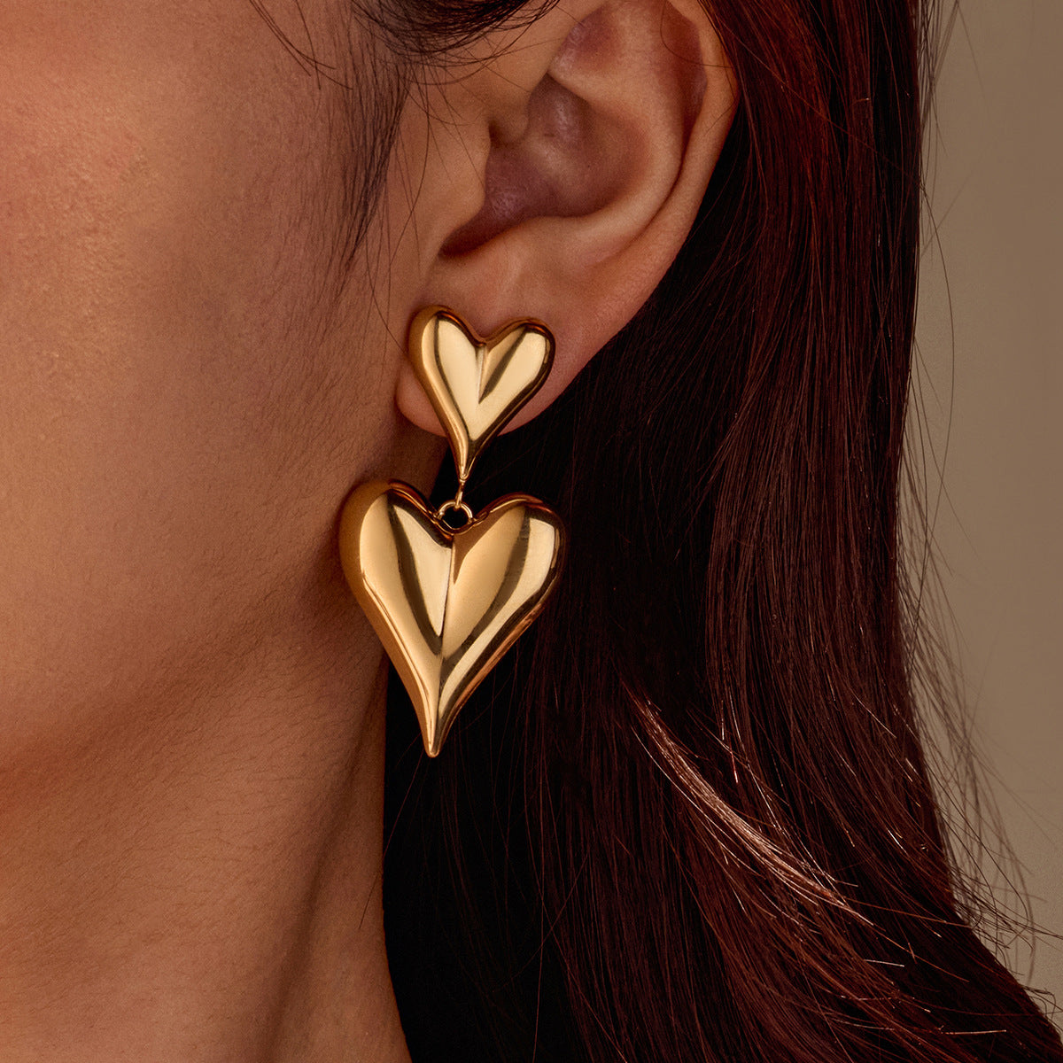 Heart Tassel Earrings