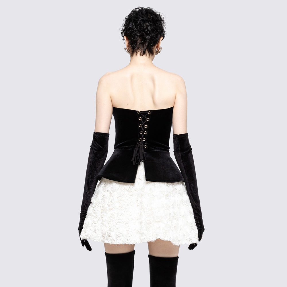Black Velvet Three Piece Set