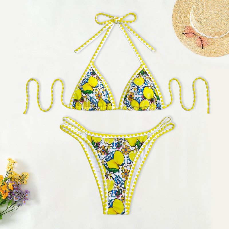 Floral Bud Bikini Swimwear