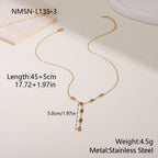 Gold Rectangle Necklace