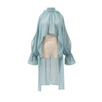 Women's Tops Sweet Fresh Korean Casual Irregular Asymmetric Stand Collar
