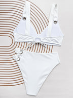 Solid Color Bikini Swimwear