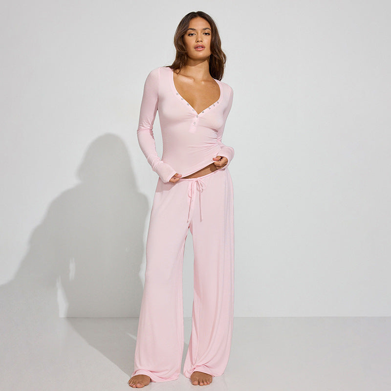 Autumn Comfort Casual Slim Fit Long Sleeved Trousers Casual Two Piece Sets