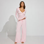 Autumn Comfort Casual Slim Fit Long Sleeved Trousers Casual Two Piece Sets