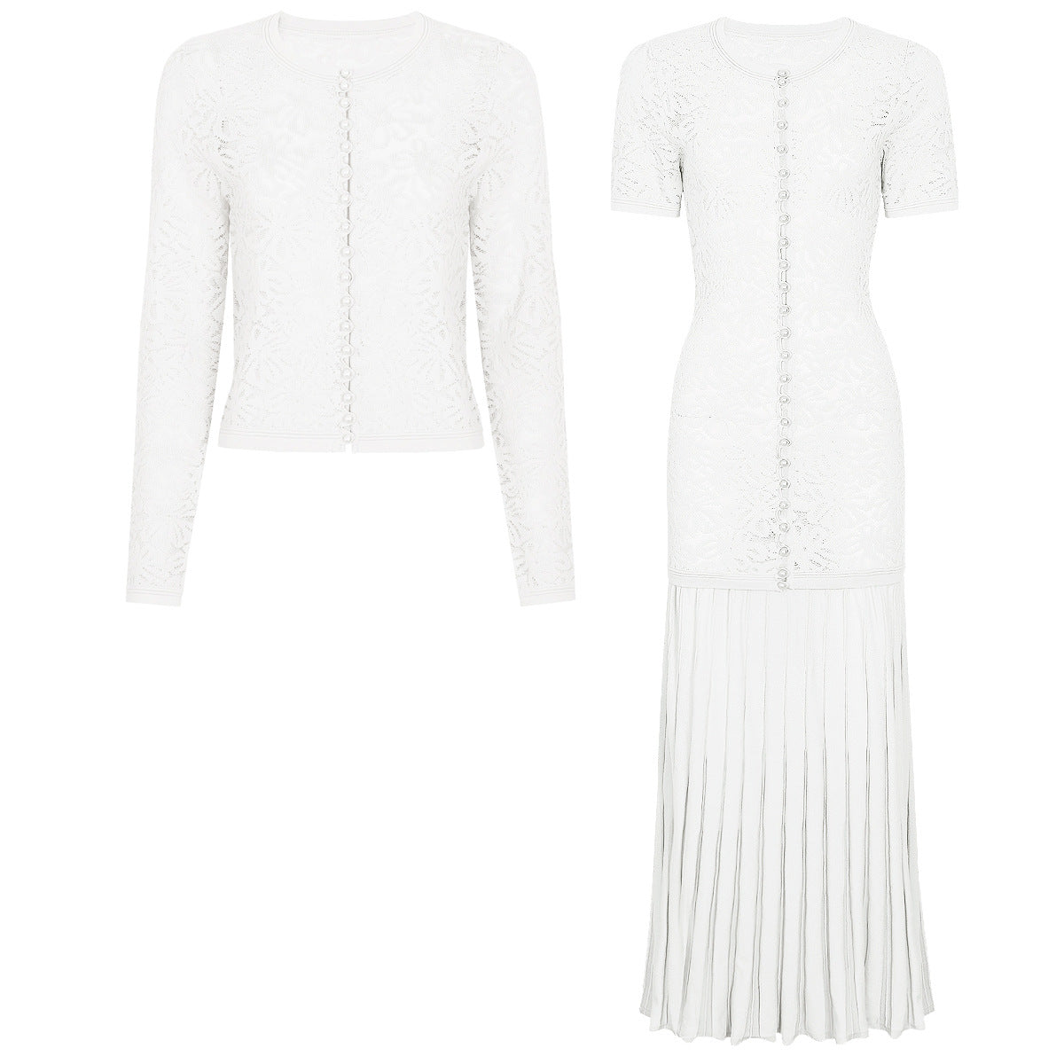 White Two-Piece Set