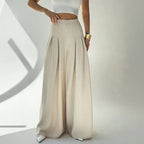 High Waist Drooping Old Money Wide Leg Small Shorts