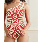 Conservative Belly One-piece Swimwear