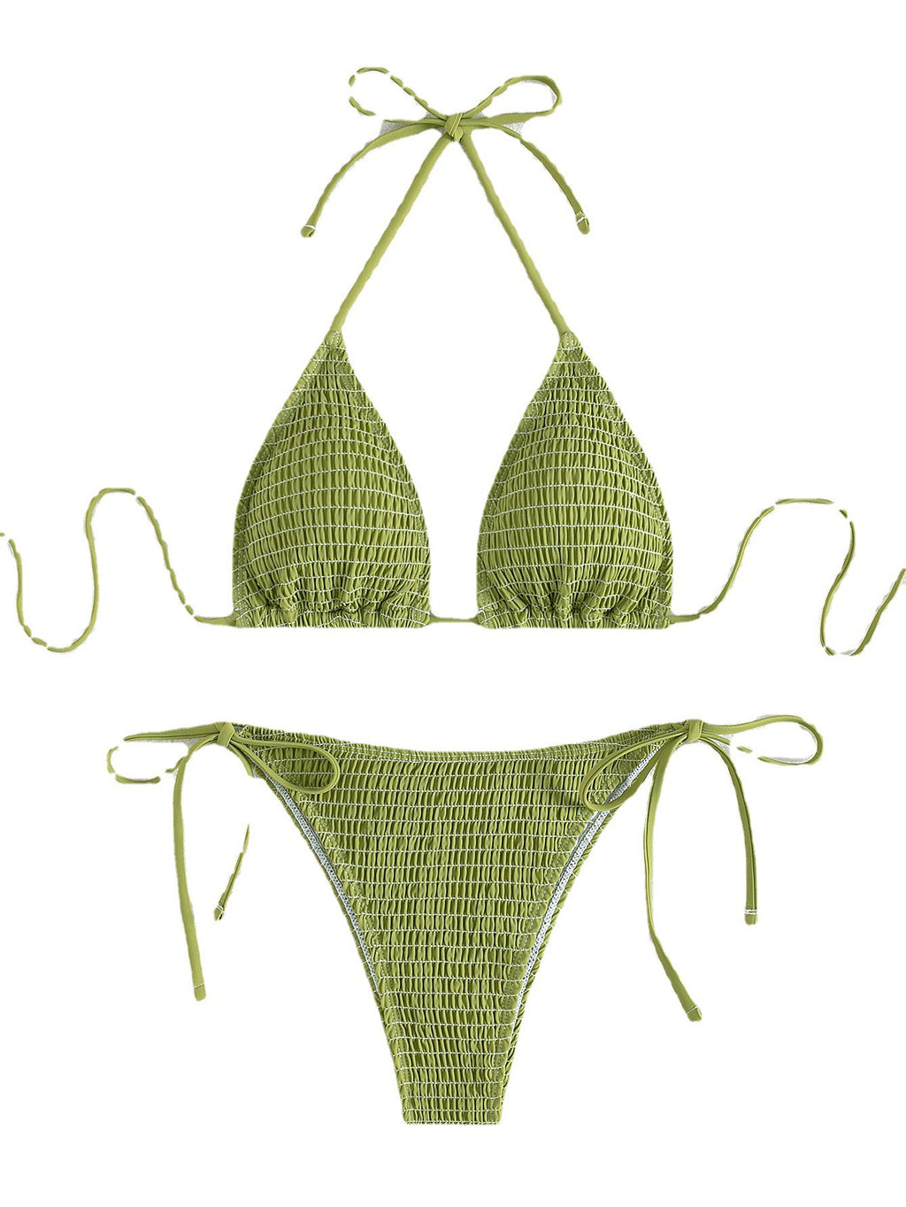 Printing Halter One-piece Swimwear