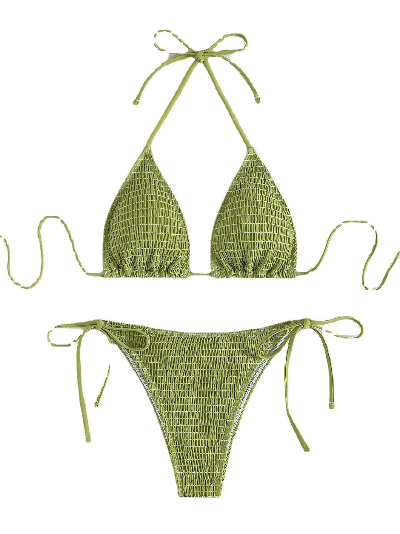 Printing Halter One-piece Swimwear