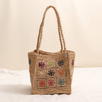 Women's Raffia Shoulder Bag
