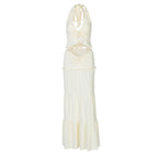 Women's Winter V Neck Ruffled Coordinated Two-Piece Set