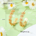 Flesh Pink Earrings