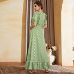 Lotus Edge Large Polka Dot Loose High Waist Fresh Elegant