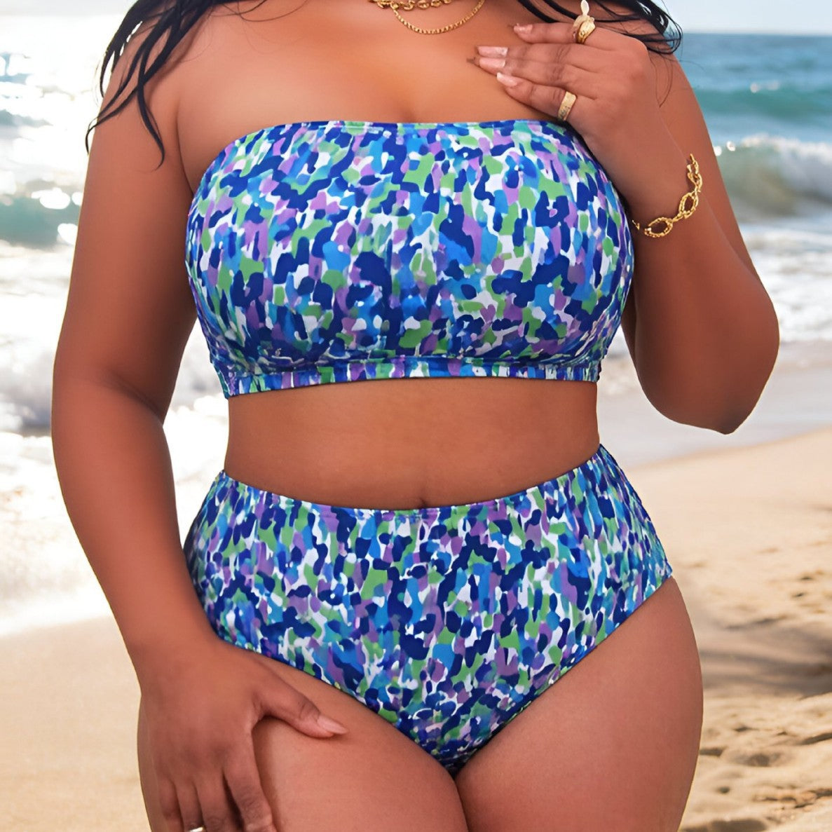 Strap Tube Bikini Swimwear