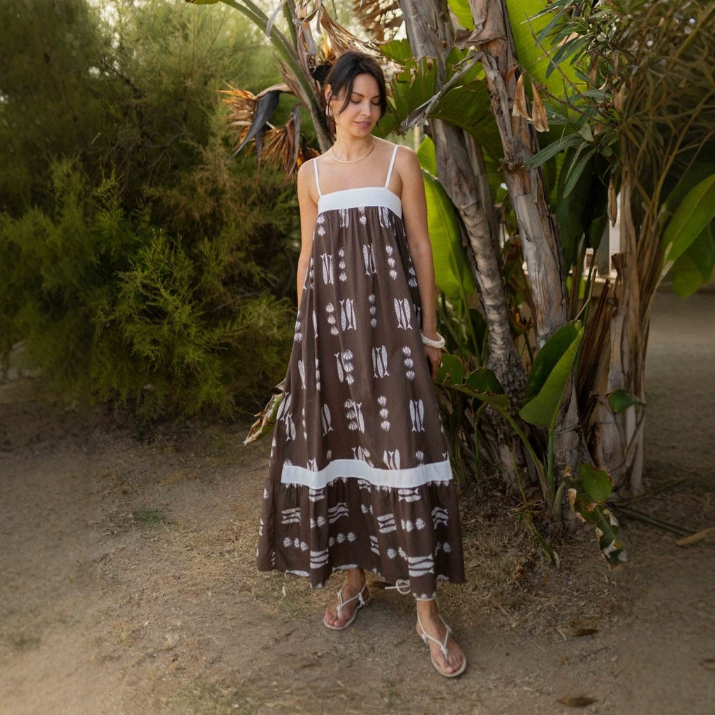 Women's Color Matching Dress