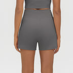 Women's High-Waist Pocket Fitness Shorts