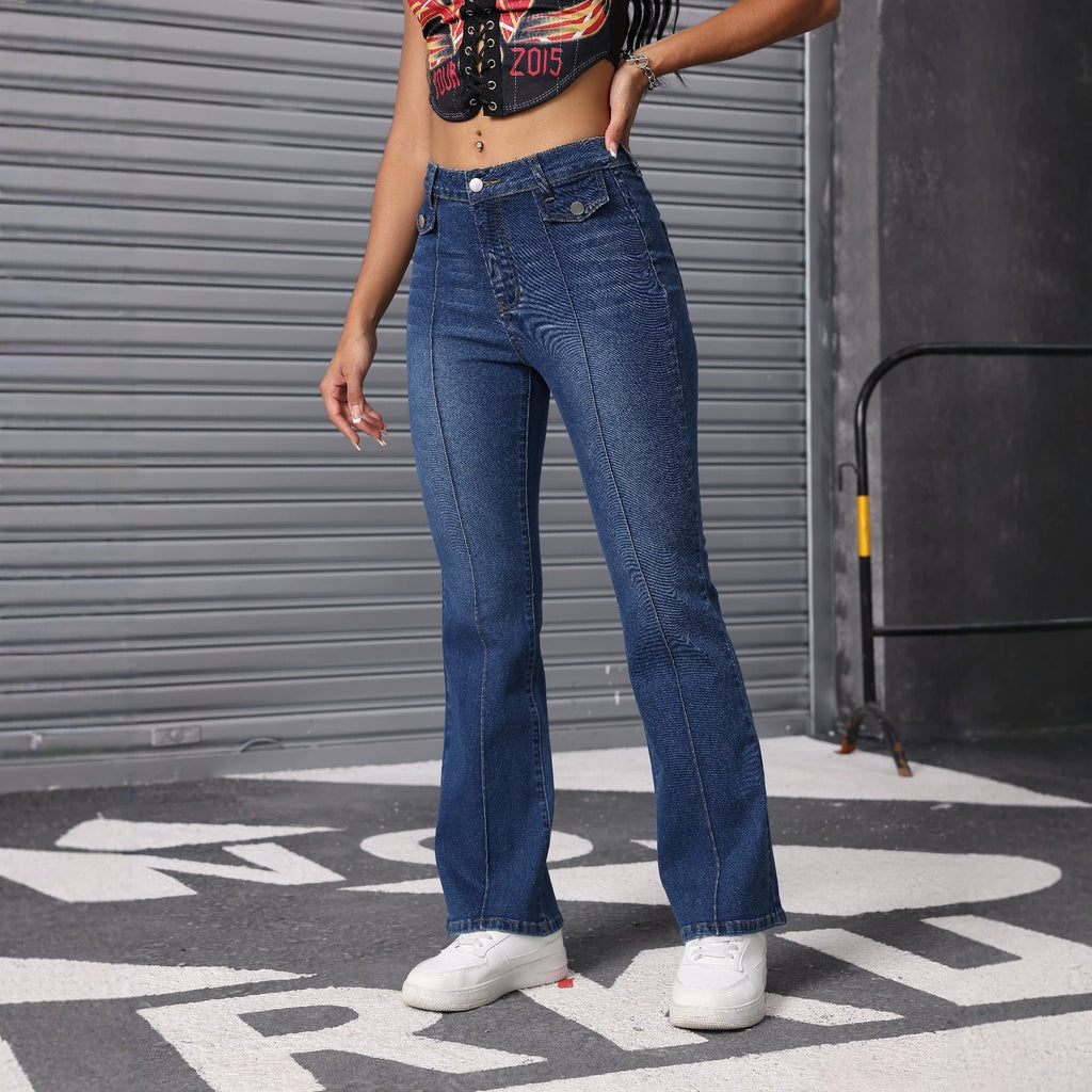 Women's Flared Denim Jeans