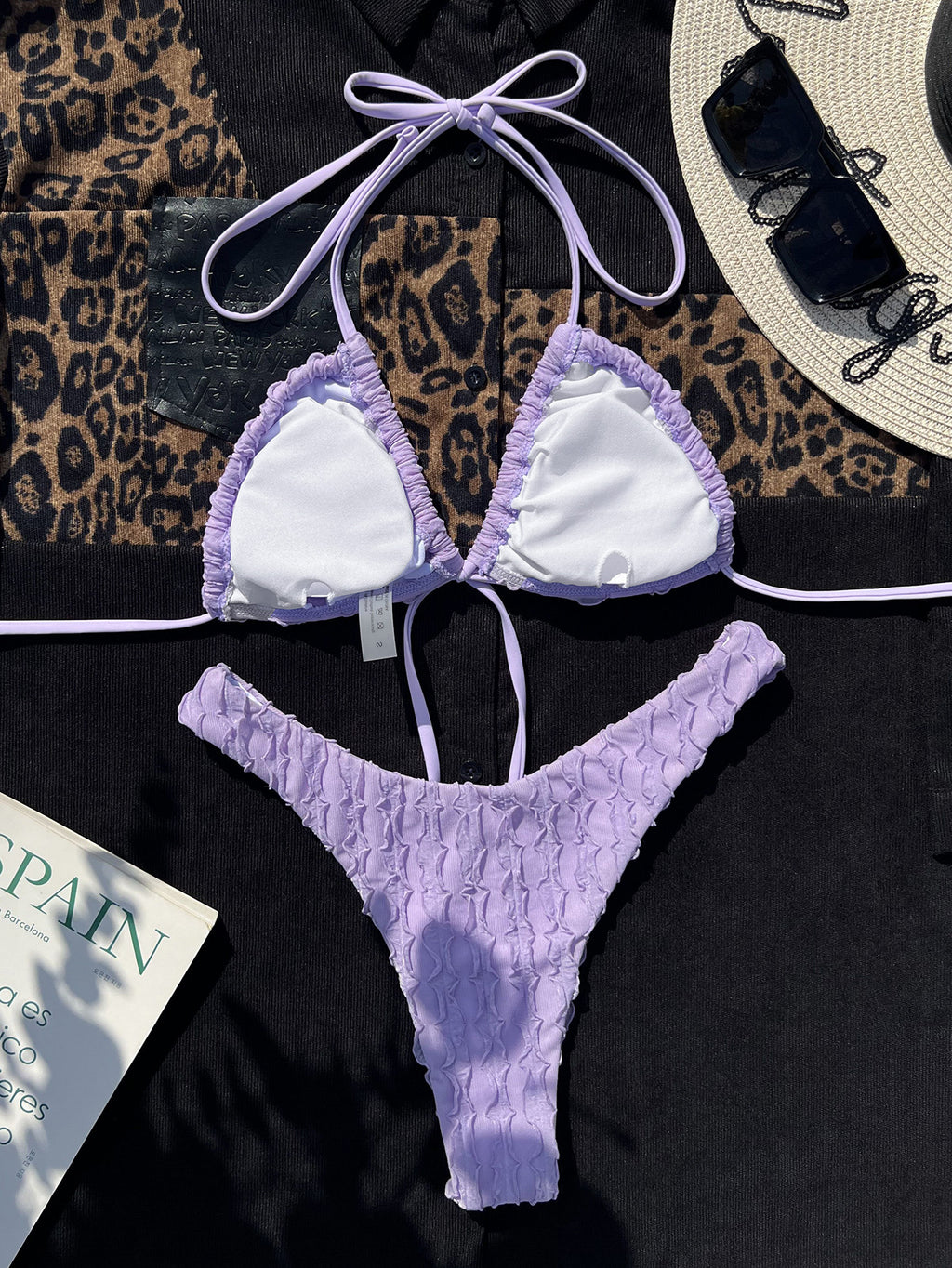 Split Three One-piece Swimwear
