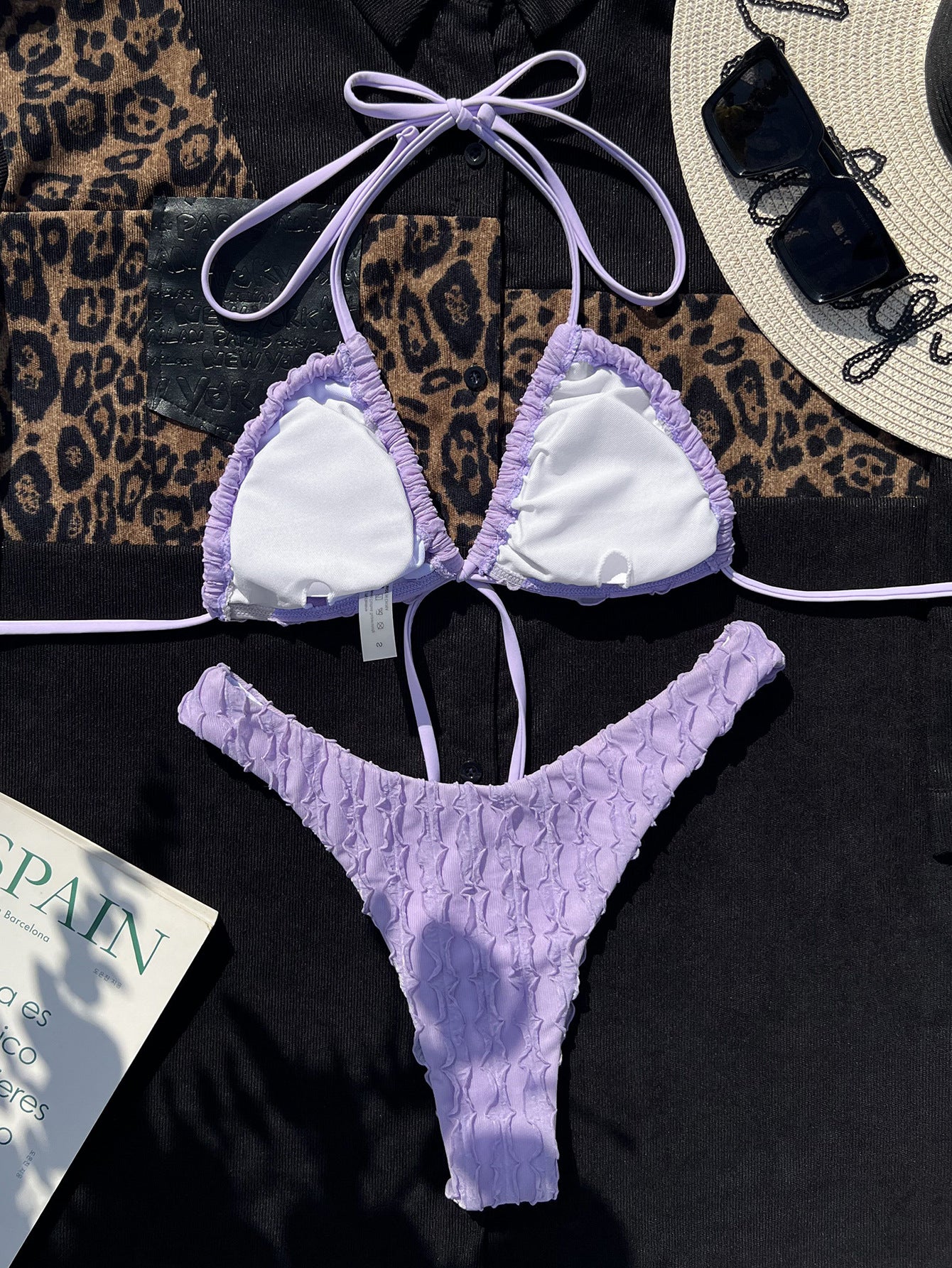 Split Three One-piece Swimwear